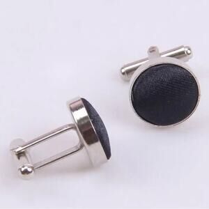 Black Satin Cufflinks